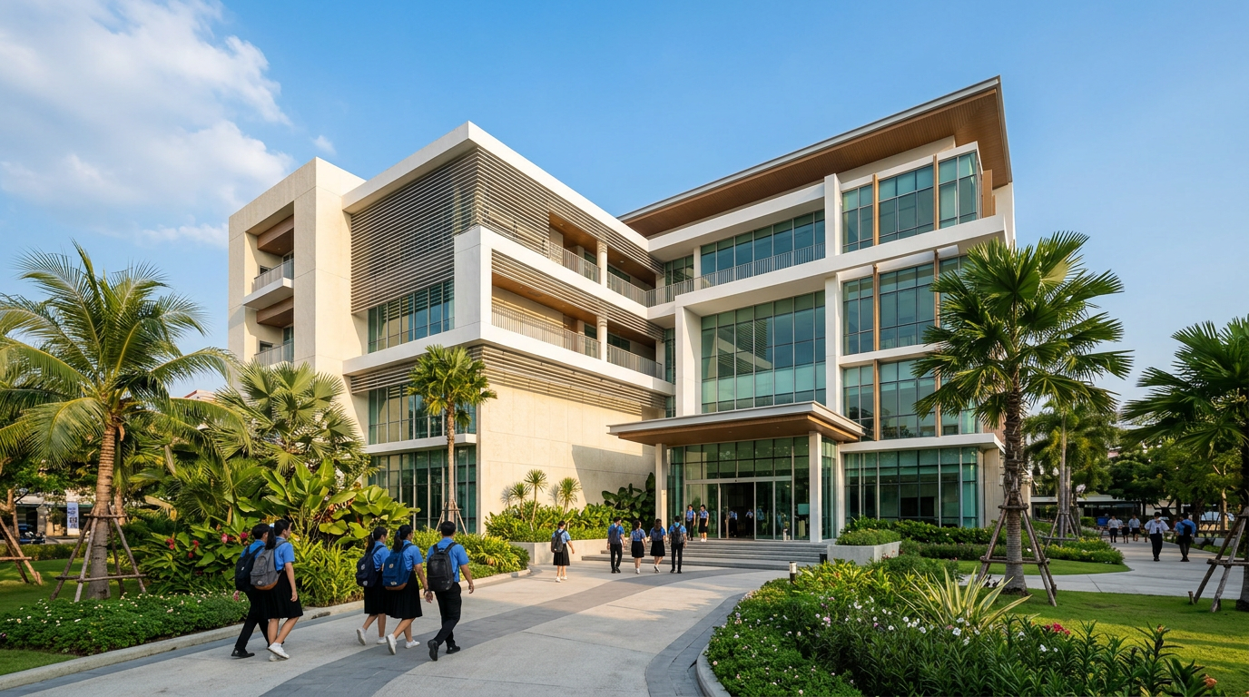สถานศึกษา อาคารเรียน